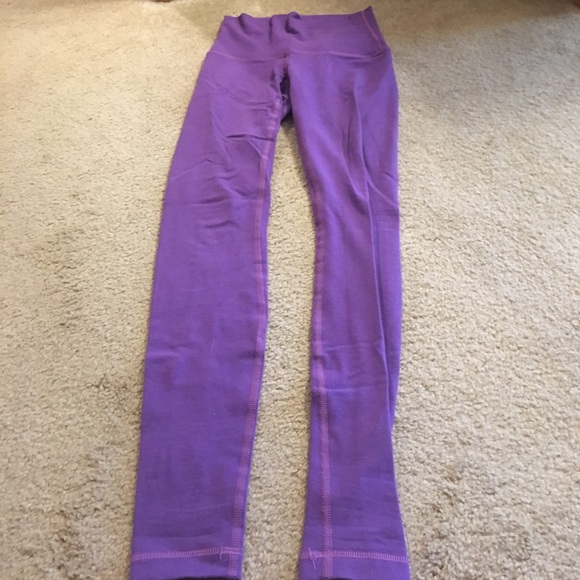 Lululemon Cotton High Waisted Leggings - Picture 2 of 5